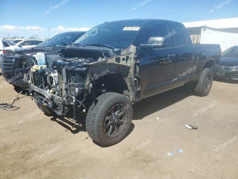 TOYOTA TUNDRA DOU 2019 black  gas 5TFBY5F1XKX796720 photo #1