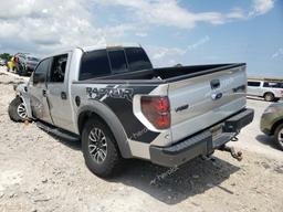 FORD F150 SVT R 2014 silver  gas 1FTFW1R61EFC07703 photo #3