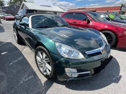 SATURN SKY 2007 green roadster gas 1G8MB35B97Y103348 photo #2