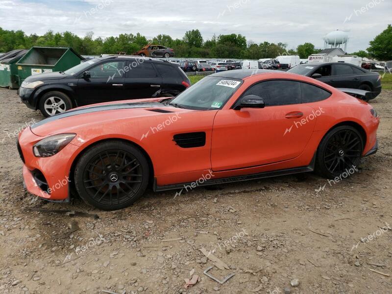 MERCEDES-BENZ AMG GT 2017 orange  gas WDDYJ7HA6HA011022 photo #1