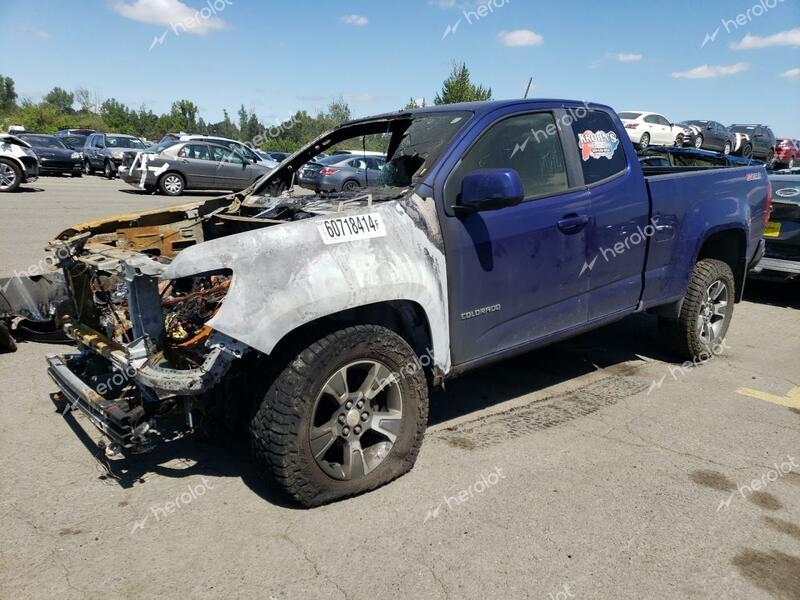 CHEVROLET COLORADO Z 2015 blue 4dr ext gas 1GCHTCE34F1199474 photo #1