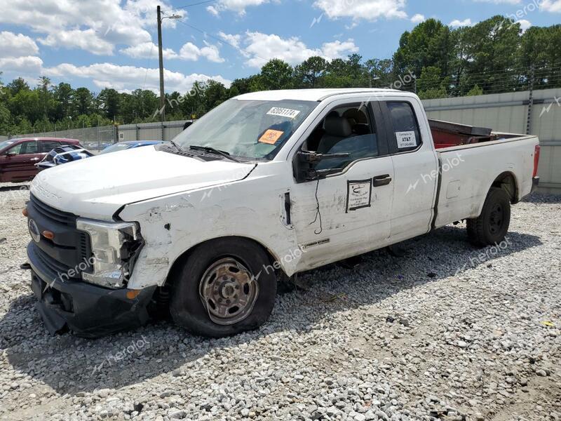 FORD F250 SUPER 2018 white  diesel 1FT7X2BT4JEC81673 photo #1