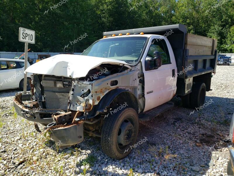 FORD F450 SUPER 2006 white chassis diesel 1FDXF47P96EC60394 photo #1