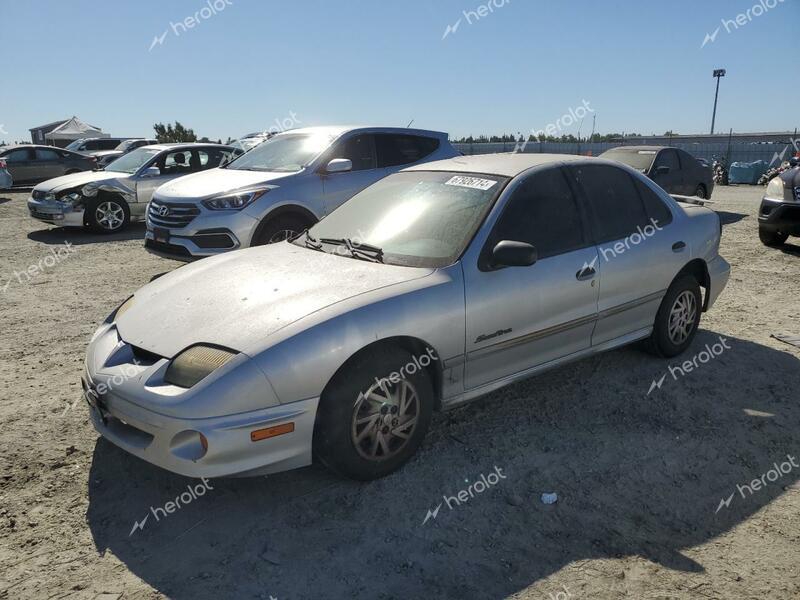 PONTIAC SUNFIRE SE 2001 silver  gas 1G2JB524617421195 photo #1