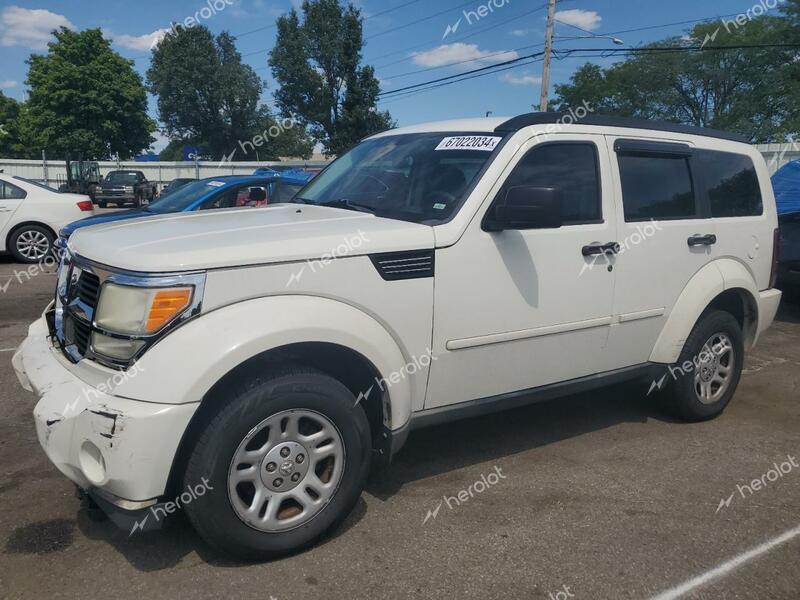 DODGE NITRO SE 2010 white  gas 1D4PT2GK9AW140011 photo #1