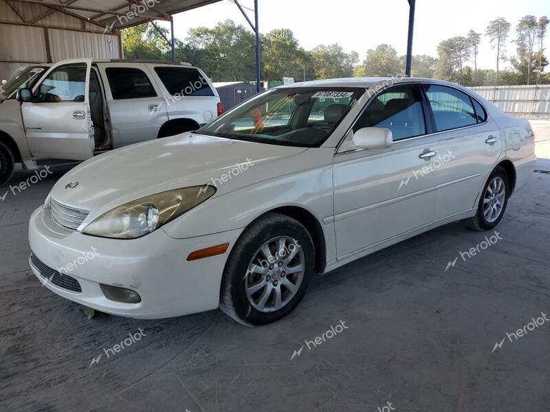 LEXUS ES 300 2002 white  gas JTHBF30G320065576 photo #1