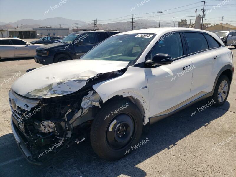 HYUNDAI NEXO BLUE 2019 white  hydrogen fuel cell KM8J74A67KU001132 photo #1