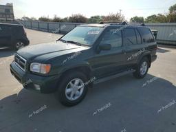 NISSAN PATHFINDER 2001 green  gas JN8DR07X01W506327 photo #2