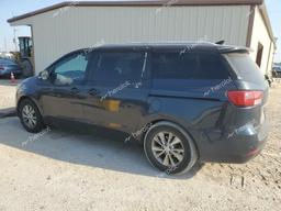 KIA SEDONA LX 2016 charcoal  gas KNDMB5C11G6082406 photo #3