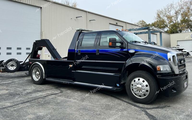 FORD F750 SUPER 2009 black conventi diesel 3FRWW75G59V138728 photo #1