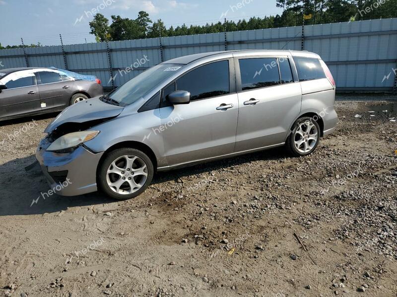 MAZDA 5 2010 silver hatchbac gas JM1CR2W34A0375407 photo #1