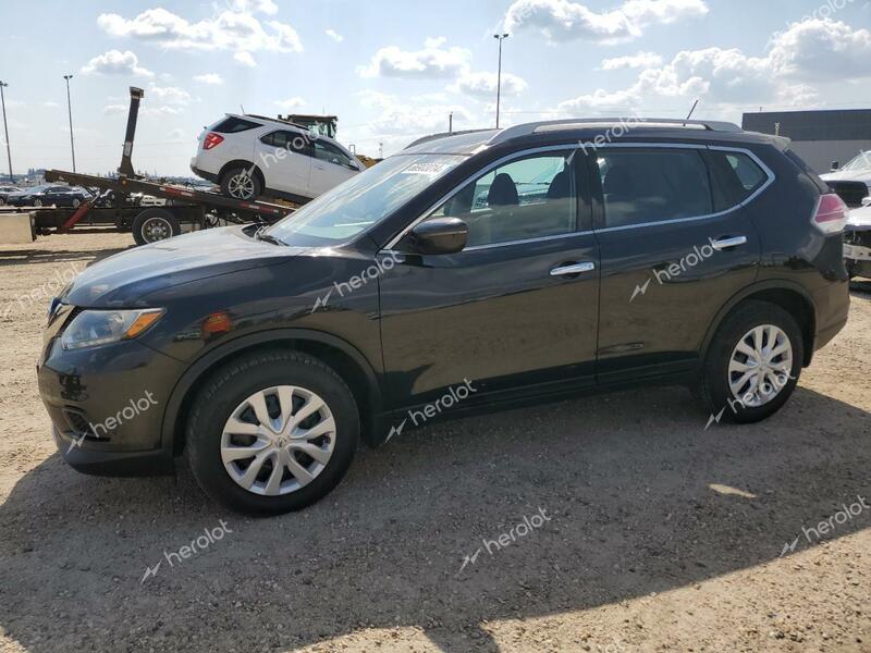 NISSAN ROGUE S 2016 black 4dr spor gas 5N1AT2MT3GC795142 photo #1