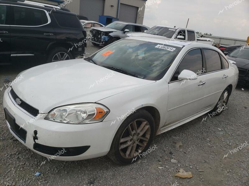 CHEVROLET IMPALA LTZ 2013 white sedan 4d gas 2G1WC5E36D1157410 photo #1