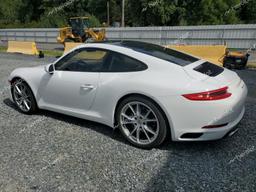 PORSCHE 911 CARRER 2017 white  gas WP0AA2A9XHS107566 photo #3