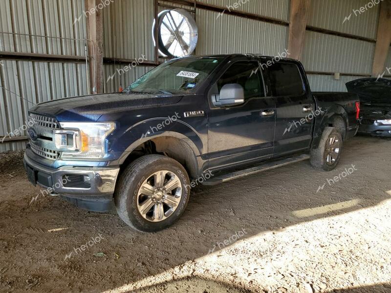 FORD F150 SUPER 2019 blue  gas 1FTEW1EP5KKE31974 photo #1