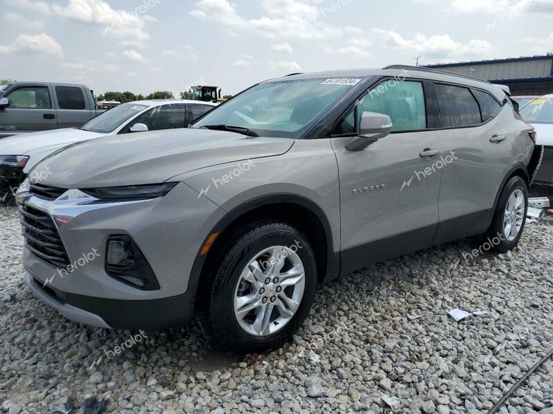 CHEVROLET BLAZER 3LT 2021 gray  gas 3GNKBJR47MS516246 photo #1