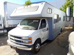 CHEVROLET EXPRESS G3 2000 white cutaway gas 1GBJG31J1Y1170614 photo #3