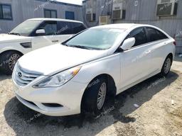 HYUNDAI SONATA GLS 2013 white  gas 5NPEB4AC7DH589282 photo #2