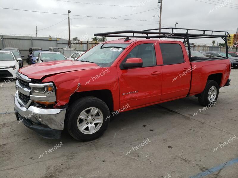 CHEVROLET SILVERADO 2018 red  gas 3GCPCREC5JG512346 photo #1