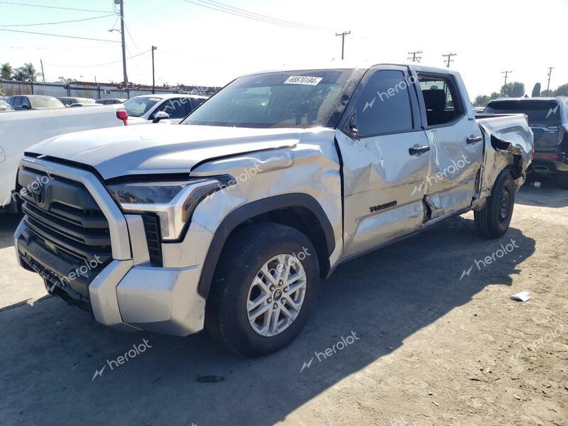 TOYOTA TUNDRA CRE 2022 silver  gas 5TFLA5AB8NX015349 photo #1