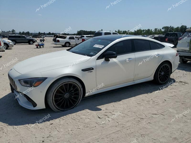 MERCEDES-BENZ AMG GT 43 2021 white  gas W1K7X5KBXMA039139 photo #1