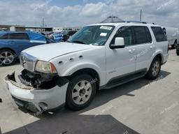 LINCOLN AVIATOR 2005 white  gas 5LMEU68H95ZJ19023 photo #2