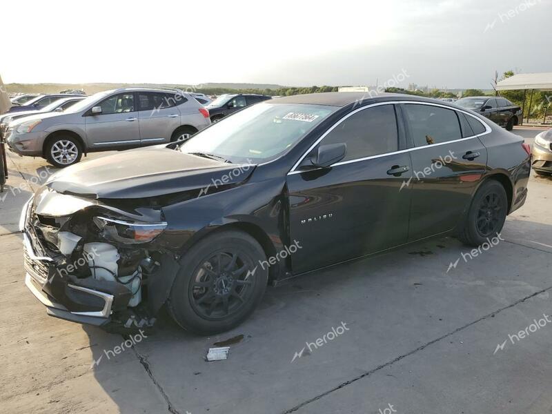 CHEVROLET MALIBU LS 2017 black  gas 1G1ZB5ST2HF271942 photo #1