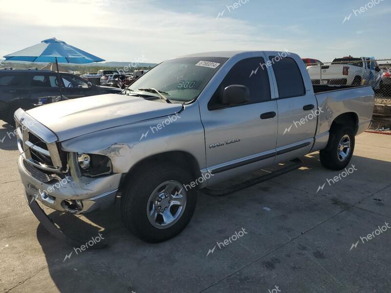 DODGE RAM PICKUP 2002 silver  gas 1D7HA18N82S592718 photo #1