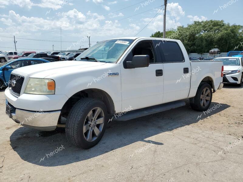 FORD F150 SUPER 2004 white  gas 1FTPW12584KC35204 photo #1