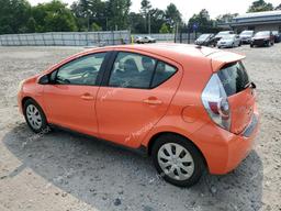 TOYOTA PRIUS C 2012 orange hatchbac hybrid engine JTDKDTB39C1007033 photo #3