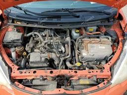 TOYOTA PRIUS C 2012 orange hatchbac hybrid engine JTDKDTB39C1007033 photo #4