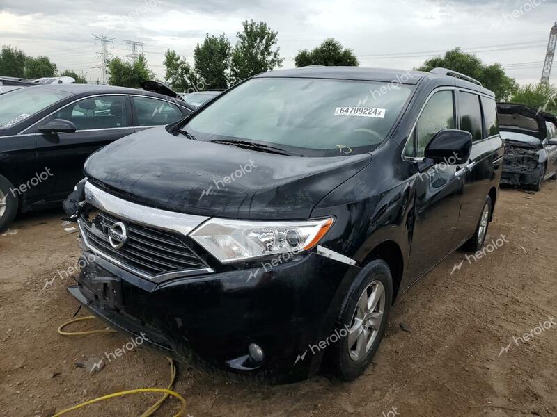 NISSAN QUEST S 2017 black  gas JN8AE2KP6H9165137 photo #1