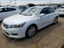 HONDA ACCORD EXL 2015 white sedan 4d gas 1HGCR3F8XFA002800 photo #2