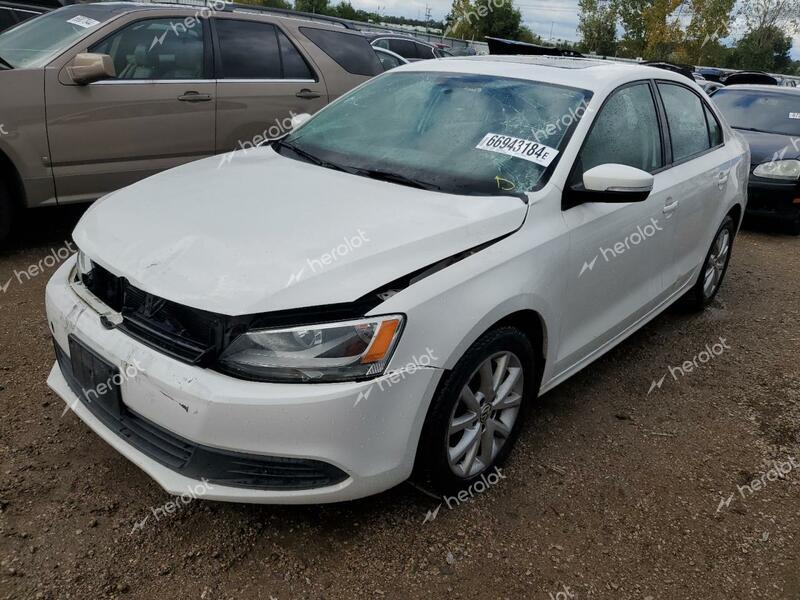 VOLKSWAGEN JETTA SE 2012 white  gas 3VWDP7AJ2CM385220 photo #1