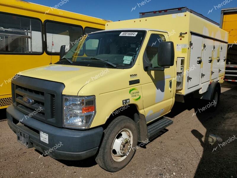 FORD ECONOLINE 2018 yellow  gas 1FDXE4FS0JDC24939 photo #1