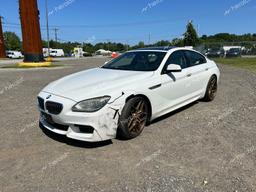 BMW 640 XI GRA 2014 white sedan 4d gas WBA6B8C57ED452552 photo #3