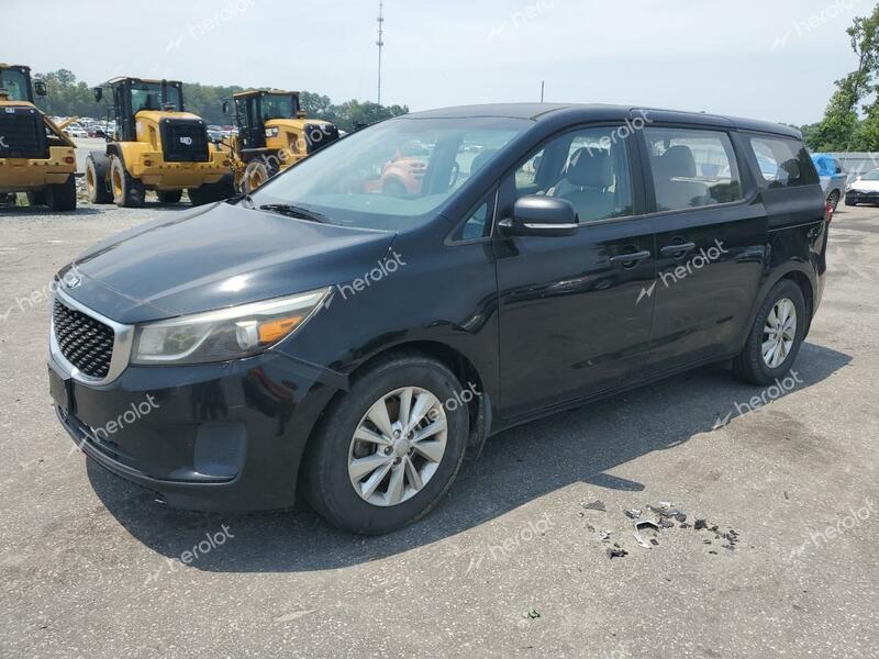 KIA SEDONA L 2016 black sports v gas KNDMA5C10G6143053 photo #1