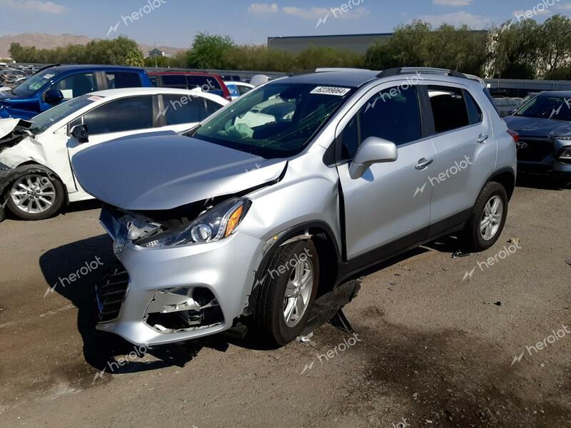 CHEVROLET TRAX 1LT 2017 silver  gas KL7CJLSB8HB093731 photo #1