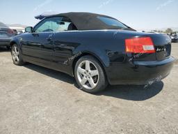 AUDI A4 1.8 CAB 2003 black  gas WAUAC48H93K028446 photo #3