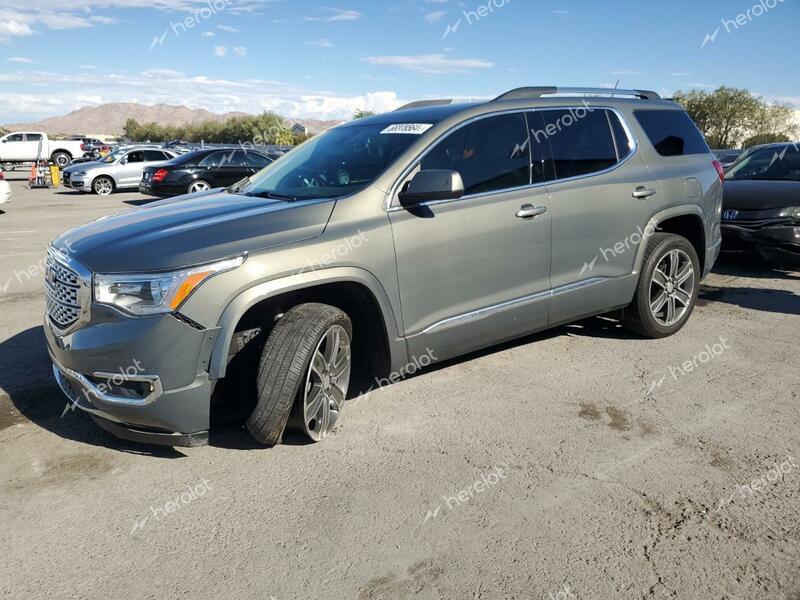 GMC ACADIA DEN 2017 green  gas 1GKKNPLS2HZ202284 photo #1