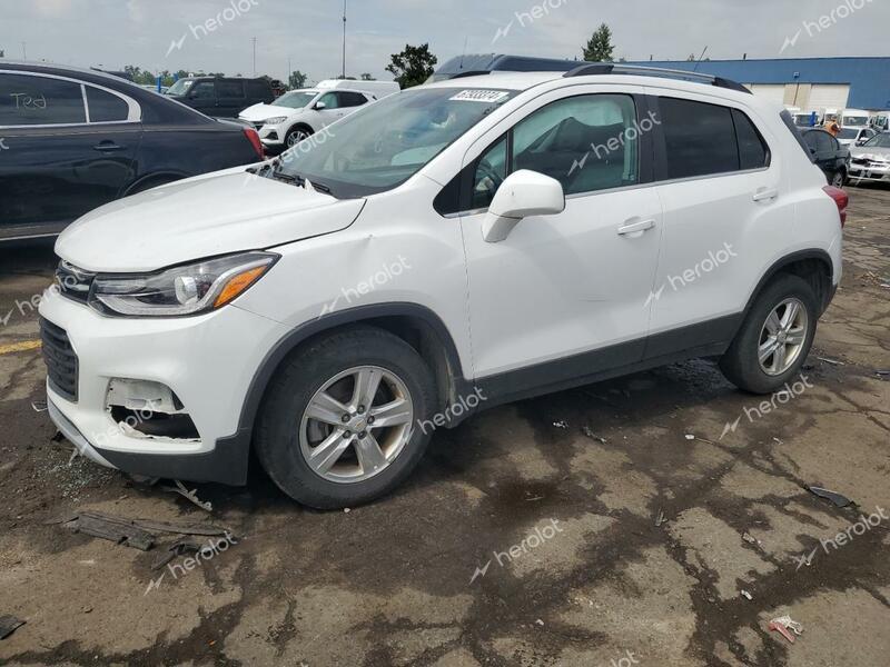 CHEVROLET TRAX 1LT 2018 white  gas 3GNCJLSB8JL274486 photo #1