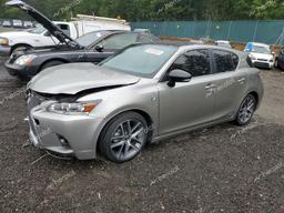 LEXUS CT 200 2017 silver  hybrid engine JTHKD5BH5H2283913 photo #2