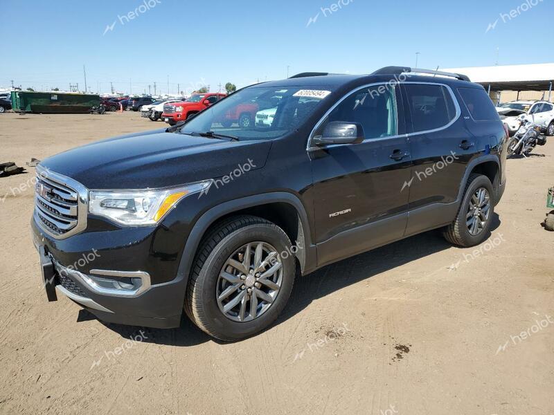 GMC ACADIA SLT 2019 black  gas 1GKKNULSXKZ217122 photo #1