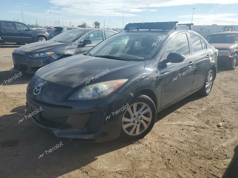 MAZDA 3 I 2012 black  gas JM1BL1V73C1679305 photo #1