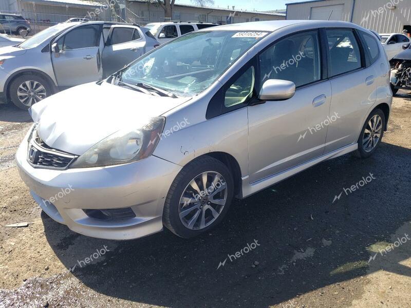 HONDA FIT SPORT 2012 silver  gas JHMGE8H58CC024045 photo #1