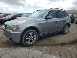 BMW X3 3.0I 2006 silver 4dr spor gas WBXPA93426WG81661 photo #2