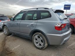 BMW X3 3.0I 2006 silver 4dr spor gas WBXPA93426WG81661 photo #3