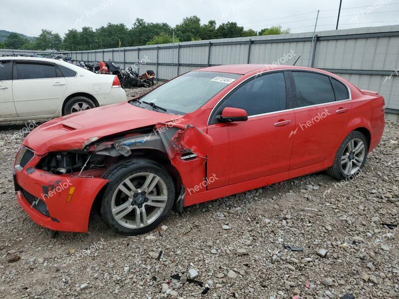 PONTIAC G8 2008 red sedan 4d gas 6G2ER57738L139536 photo #1