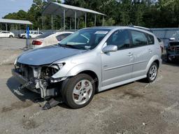 PONTIAC VIBE 2007 silver  gas 5Y2SL65857Z427830 photo #2