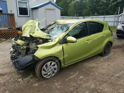 TOYOTA PRIUS C 2015 green hatchbac hybrid engine JTDKDTB36F1105313 photo #2